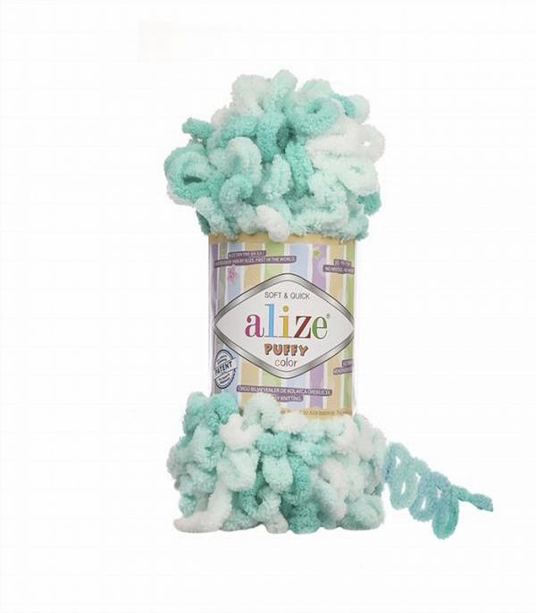 Alize Puffy - Finger Knitting Yarn (Free Baby Blanket Pattern) - Image 8