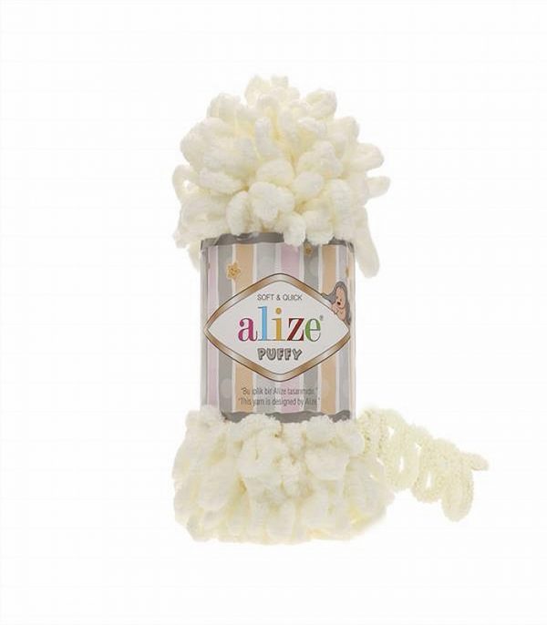 Alize Puffy - Finger Knitting Yarn (Free Baby Blanket Pattern) - Image 5