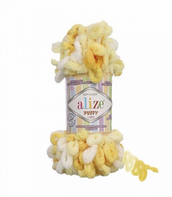 Alize Puffy - Finger Knitting Yarn (Free Baby Blanket Pattern) - Image 11