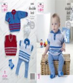 Pattern 5353 Sweater, Polo Shirt & Slipover Knitted in Comfort DK