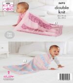 Pattern 5695 - Blankets knitted in King Cole Fjord DK - Image 3