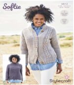 Pattern 9812 - Sweater and Jacket in Softie Chunky - Stylecraft