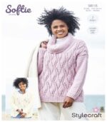 Pattern 9816 - Sweater and Cardigan in Softie Chunky - Stylecraft